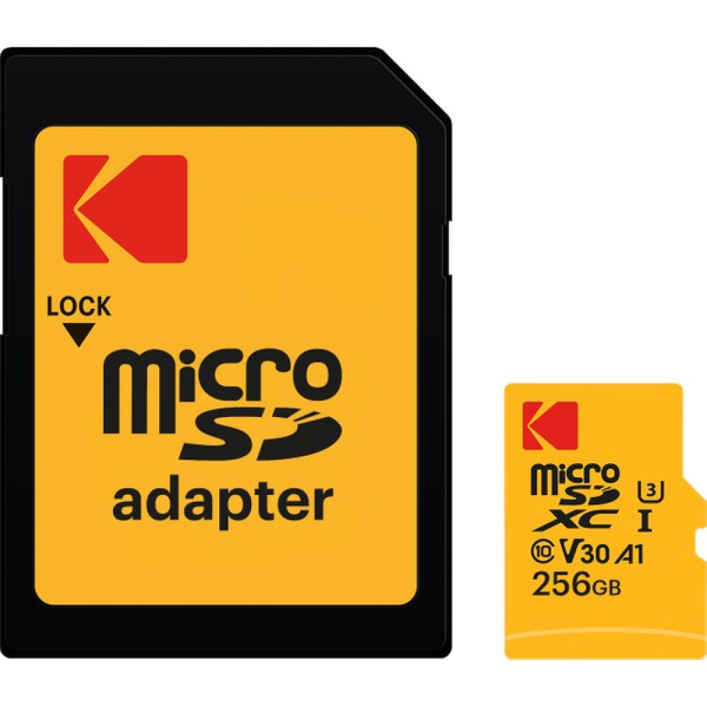 Kodak Mikro Sd 256GB Uhs-I U3 Ultra Performans Hafıza Kartı Hafıza Kartları Fiyatı