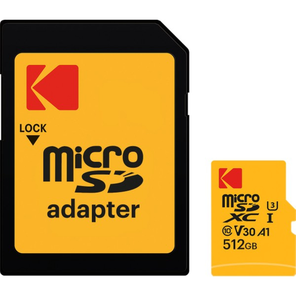 Kodak Mikro Sd 512GB Uhs-I U3 Ultra Performans Hafıza Kartı Hafıza Kartları Fiyatı