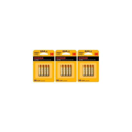 Kodak Ultra Premium Alkalin 3x4 12 Adet Alkalin İnce Pil Normal & Şarj Edilebilir Piller Fiyatı