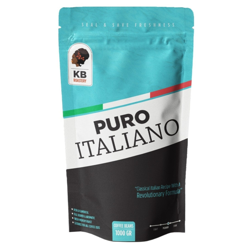 KOFFIEBOON Puro Italiano - 1 Kg - Çekirdek Kahve / Orta Kavrulmuş / Filtre Kahve Harmanı / Öğütülmemiş / Kahve Fiyatı