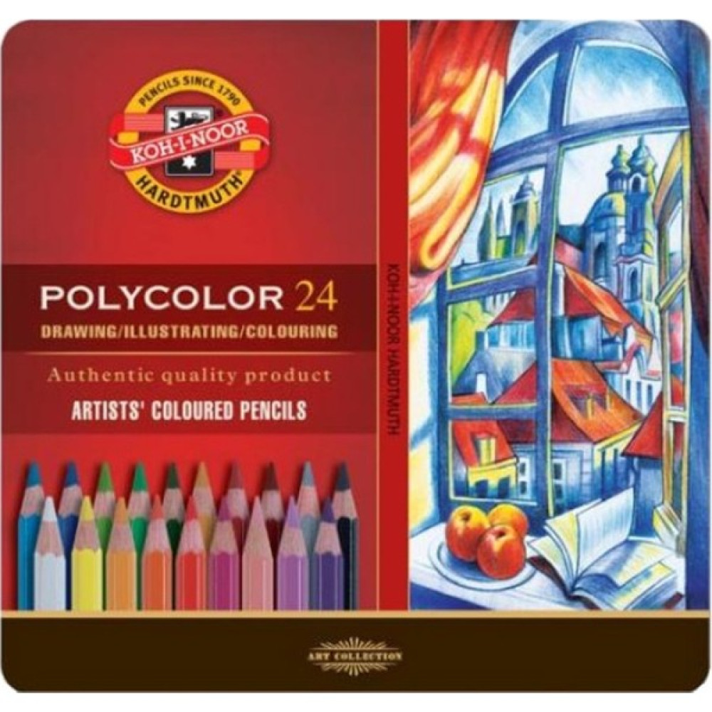 Koh-i Noor Polycolor Kuru Boya Kalemi 24'lü N:3824 Kuru Boya Kalemi Fiyatı