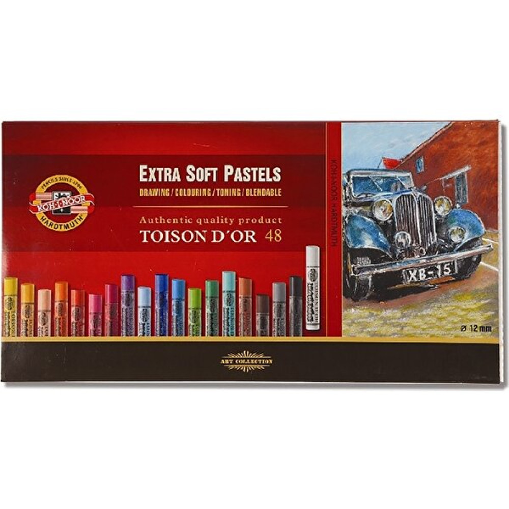 Koh-İ Noor Toison D'Or Extra Soft Pastels 48 Renk Pastel Boya Fiyatı