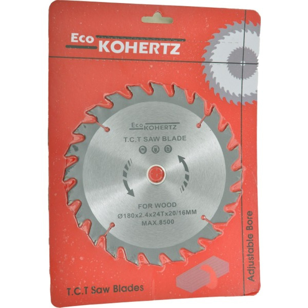 Kohertz Daire Testere Bıçağı, Sunta Kesme Testeresi, 180X24 Testereler Fiyatı
