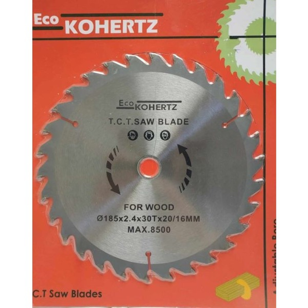 Kohertz Daire Testere Bıçağı, Sunta Kesme Testeresi, 185X24 Testereler Fiyatı