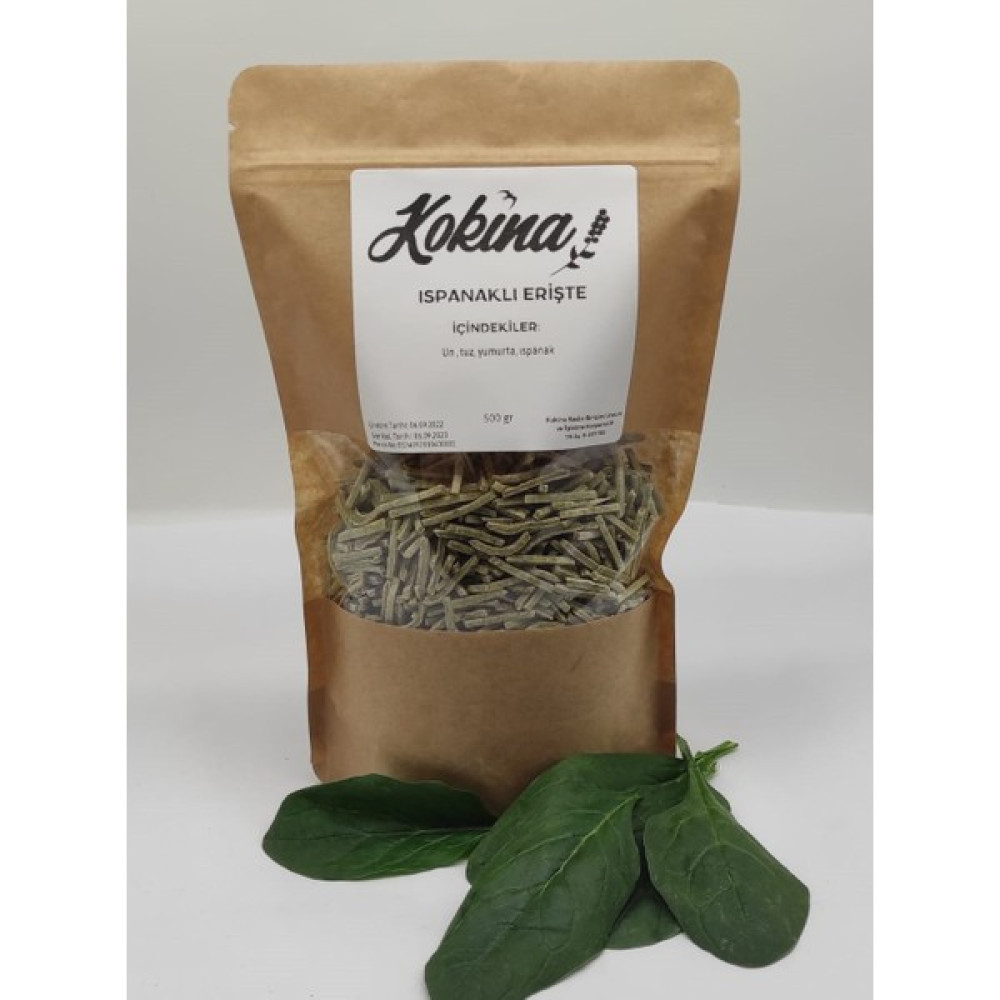 Kokina Ispanaklı Erişte - 1 kg Oto Boyaları Fiyatı