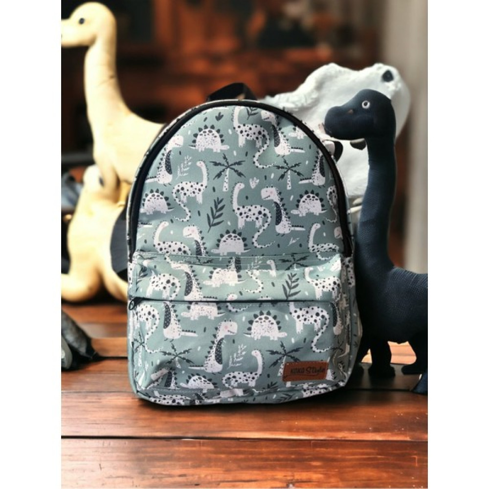 Koko Patik Yeşil Dino Desenli Sırt Çantası Unisex Sırt Çantası Fiyatı