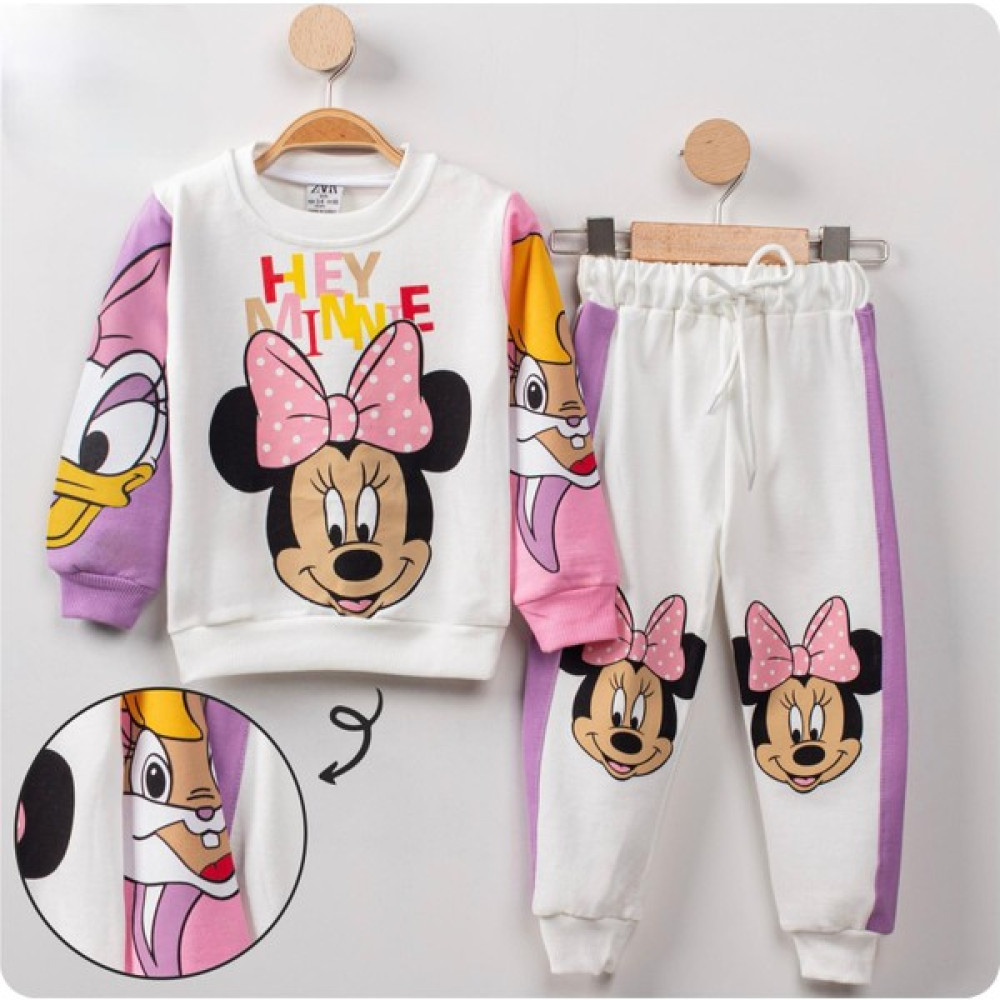 Kokoş Bebek Kampanyalı Minnie Takım Kız Çocuk Giyim Takımı Fiyatı