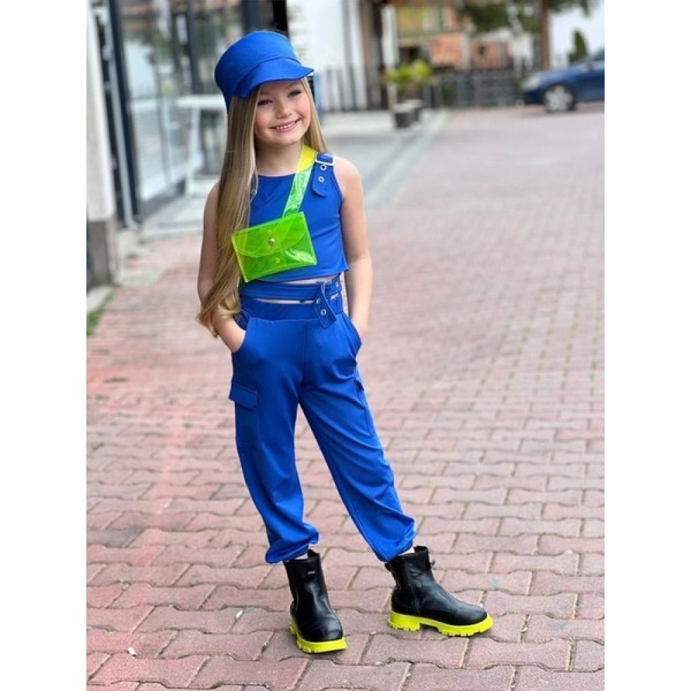 Kokoş Bebek Kokoş 4 Parça Pantolon, Badi, Şapka ve Çanta Dahil Takım Kız Çocuk Giyim Takımı Fiyatı