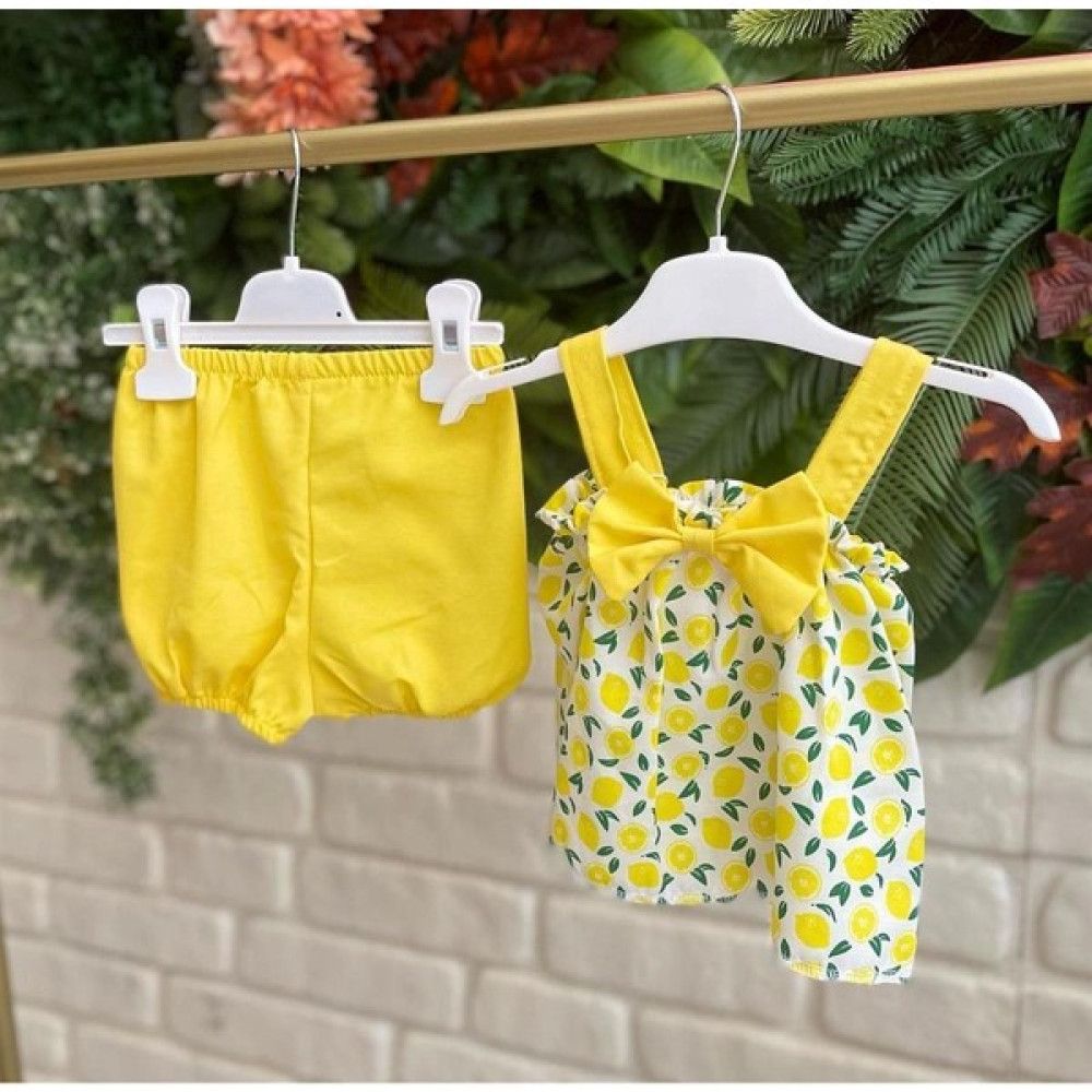 Kokoş Bebek Kokoş Baby Limon Portakal Takım Kız Çocuk Giyim Takımı Fiyatı