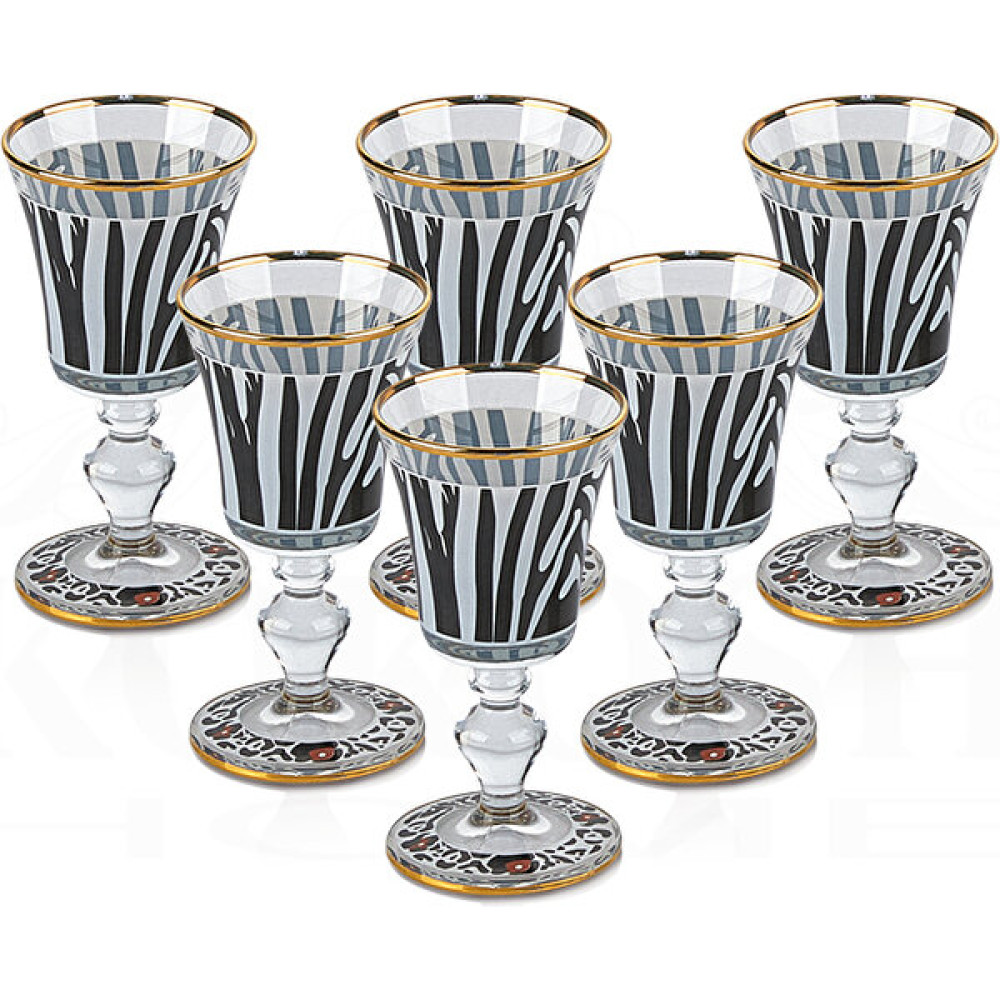 Kokosh Home Leopar Yaldızlı Kahve Yanı 6 Lı Set Fincan / Bardak / Kahve Takımı Fiyatı