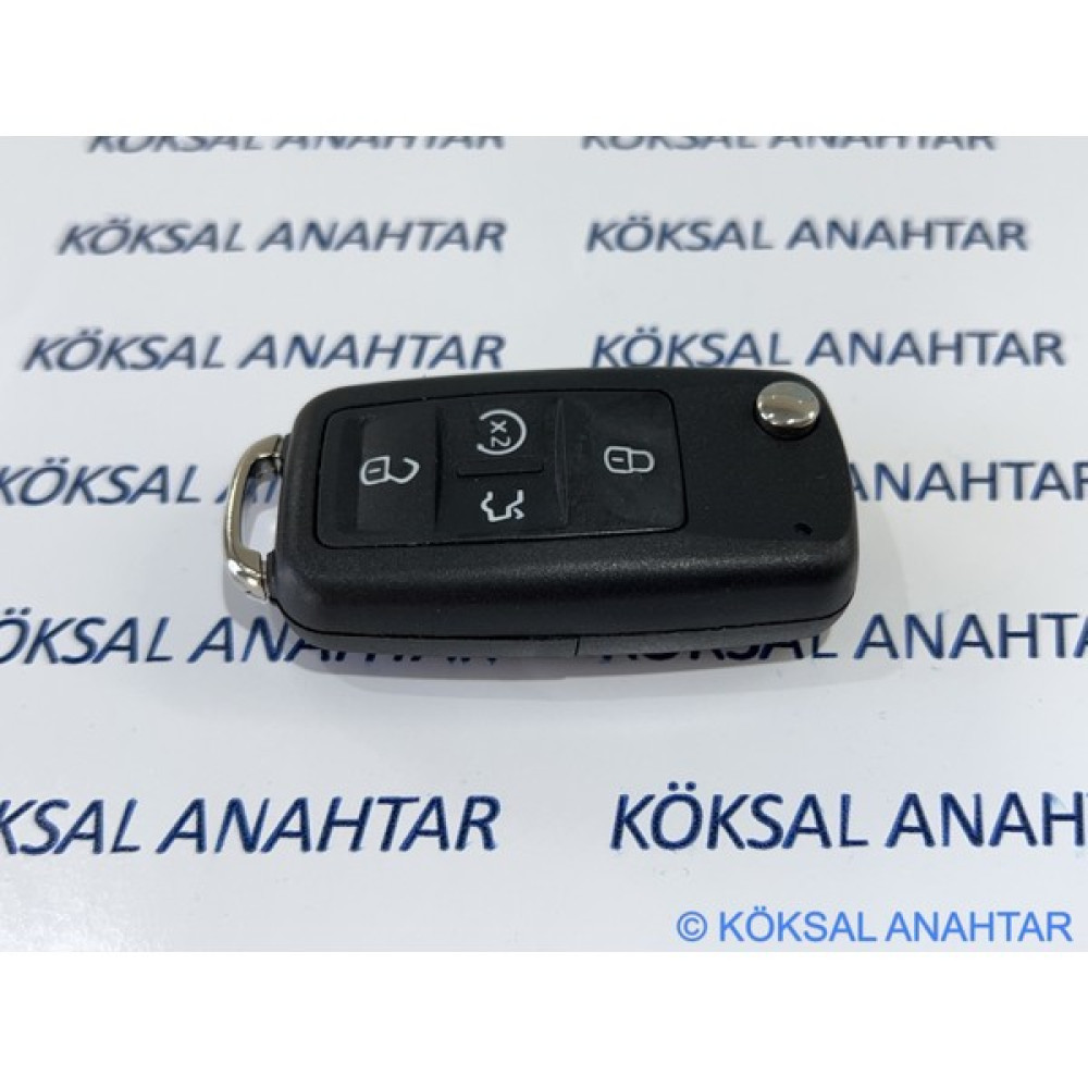 Köksal Anahtar Volkswagen Sharan X2 4 Butonlu Kumanda Kabı Anahtarlık Fiyatı