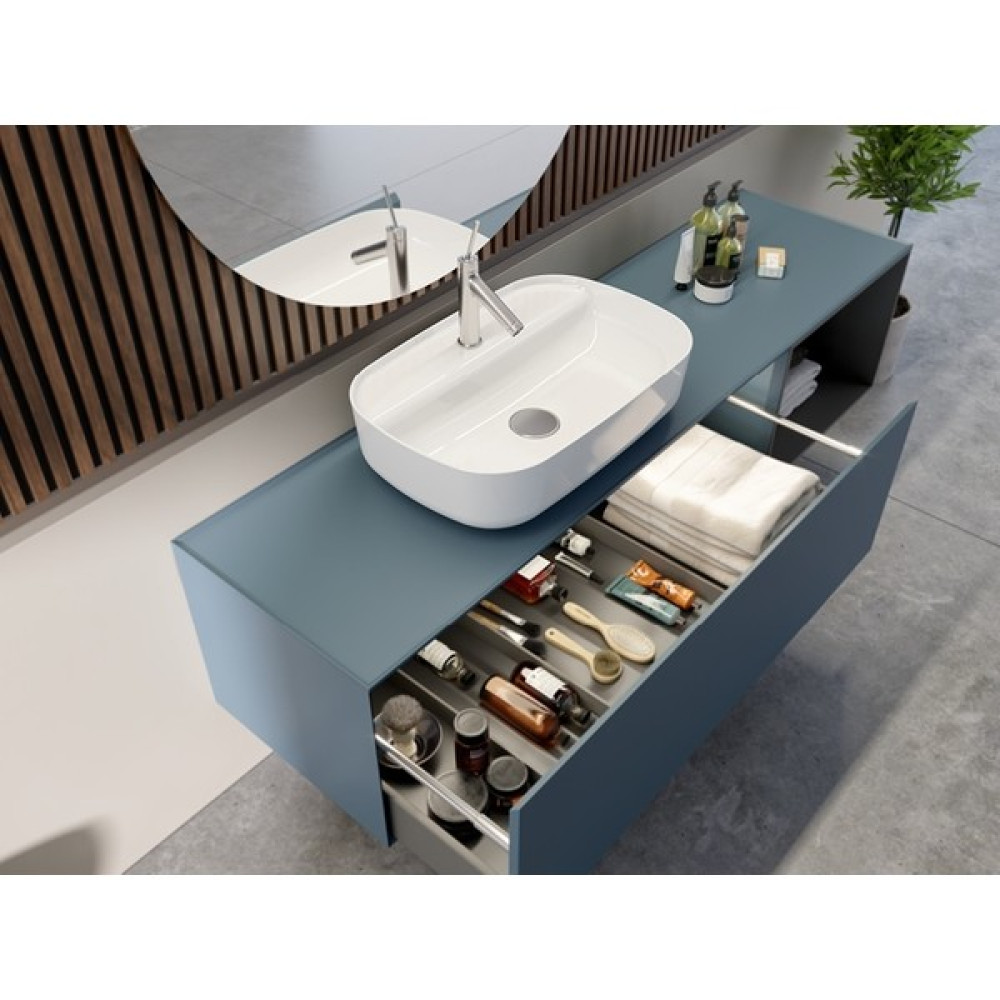 Köksallar Turkuaz Cerastyle (Aqua) Tezgah Üstü Çanak Lavabo 60X40 Lavabo Fiyatı