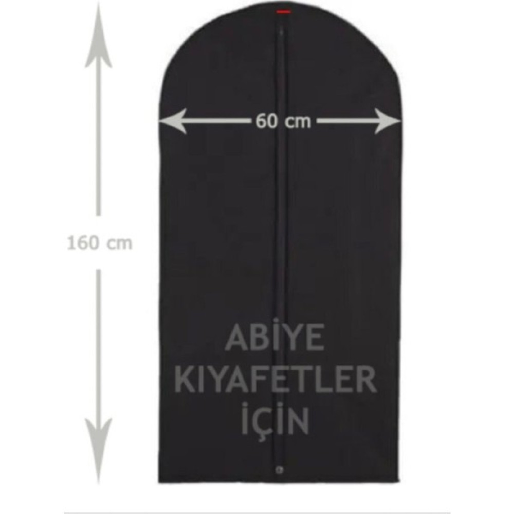 Kolay-Alışveriş Abiye Elbise Kılıfı Gamboç 60X160 Siyah Tela Nonvoven Hurç Fiyatı
