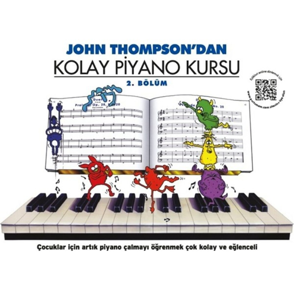 Kolay Piyano Kursu 2 - John Thompson Müzik Fiyatı