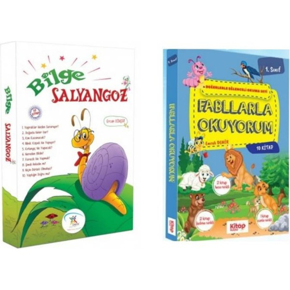 Kolaydan Zora 1.sınıf Hikayeleri Fabllarla Okuyorum ve Bilge Salyangoz Çocuk Masal Fiyatı