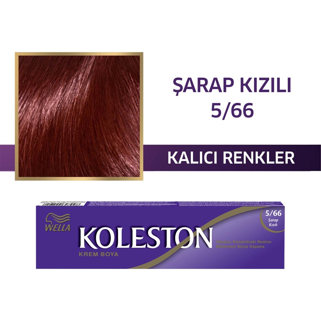 Koleston Saç Boyası Tüp No 5/66 Şarap Kızılı Saç Boyası Fiyatı