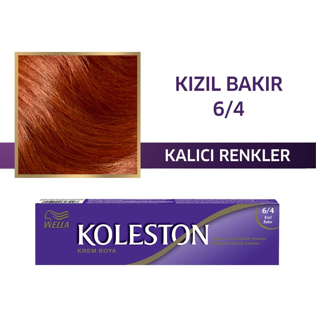 Koleston Saç Boyası Tüp No 6/4 Kızıl Bakır Saç Boyası Fiyatı