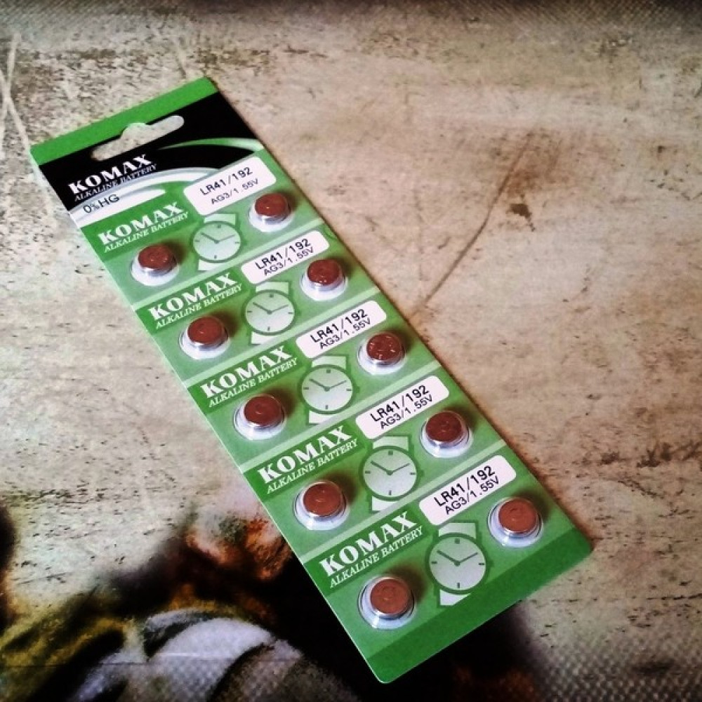Komax Button Alkalıne Battery Ag Seria Ag 3 Pil Lr 41 Pil Sr 392 Pil Sr 41 Pil 192 Pil Saat Pili Yedek Pil - 10'lu Diğer Fiyatı
