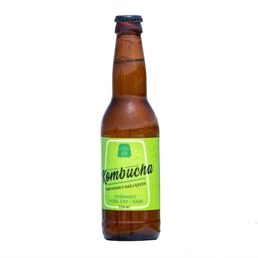 Kombucha Fermente Yeşil Çay Sade Cam 330 ml Limonata ve Meyve suyu Fiyatı