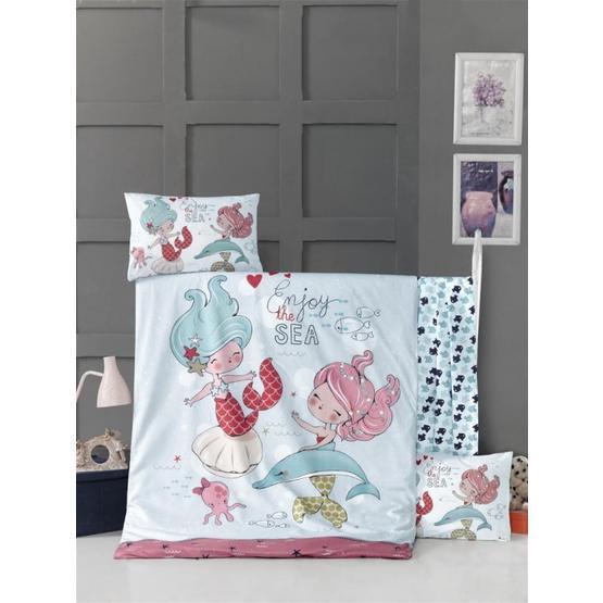 Komfort Home Fish Girl %100 Pamuk Bebek Nevresim Takımı