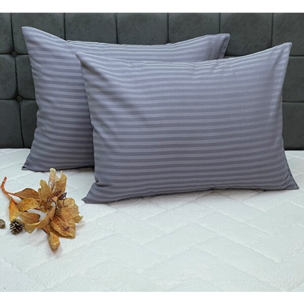 Komfort Home Lüx Otel Tipi Kolay Ütülenebilir Polycotton Saten Yastık Kılıfı 2 Adet - 50x70 cm - Antrasit Yastık Kılıfı Fiyatı