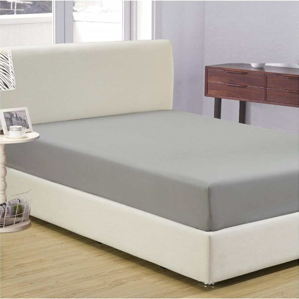 Komfort Home Tek Kişilik Özel Ölçü Penye Lastikli Çarşaf 120 x 200 cm - 120x200 cm - Koyu Gri Çarşaf Fiyatı