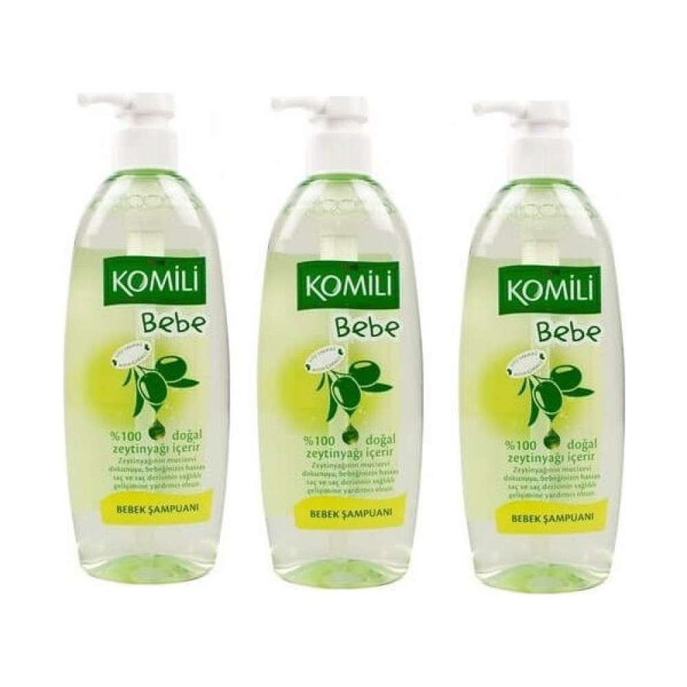 Komili Bebe Şampuanı Bebek Şampuanı Zeytinyağlı 750 ml - 3 Adet Bebek Şampuanı Fiyatı