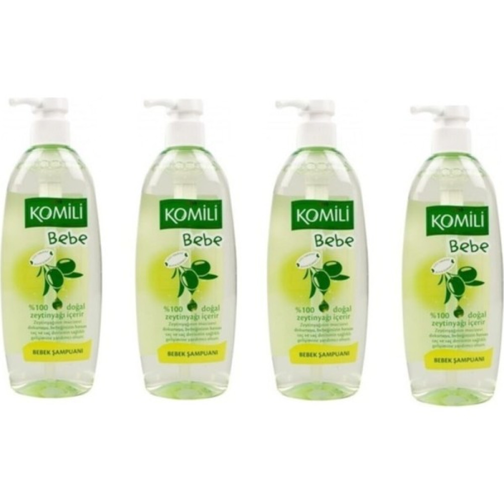Komili Bebe Şampuanı Zeytinyağlı 750 ml x 4 Adet Bebek Şampuanı Fiyatı