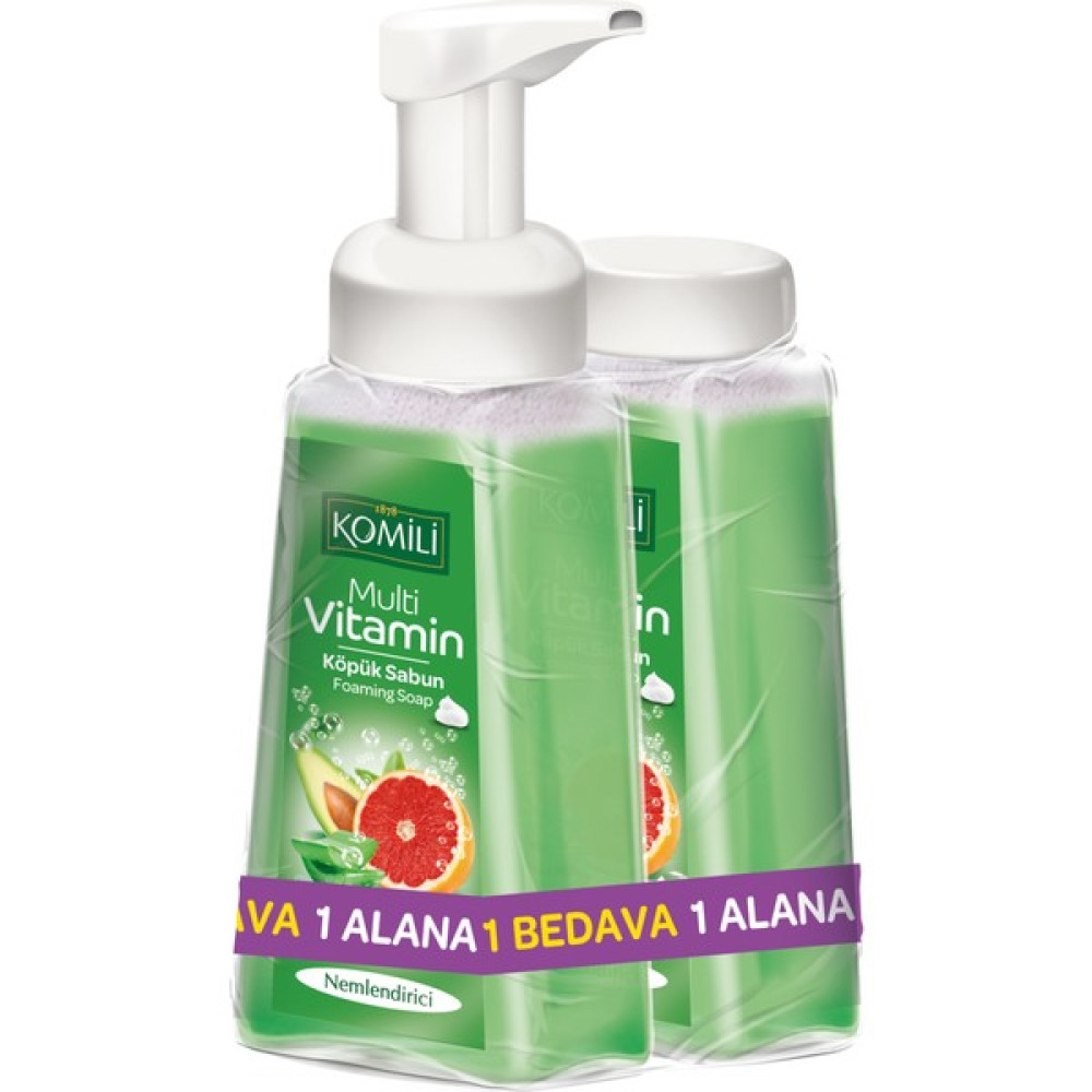 Komili Köpük Sabun Nemlendirici 250 ml + 250 ml Sabunlar Fiyatı