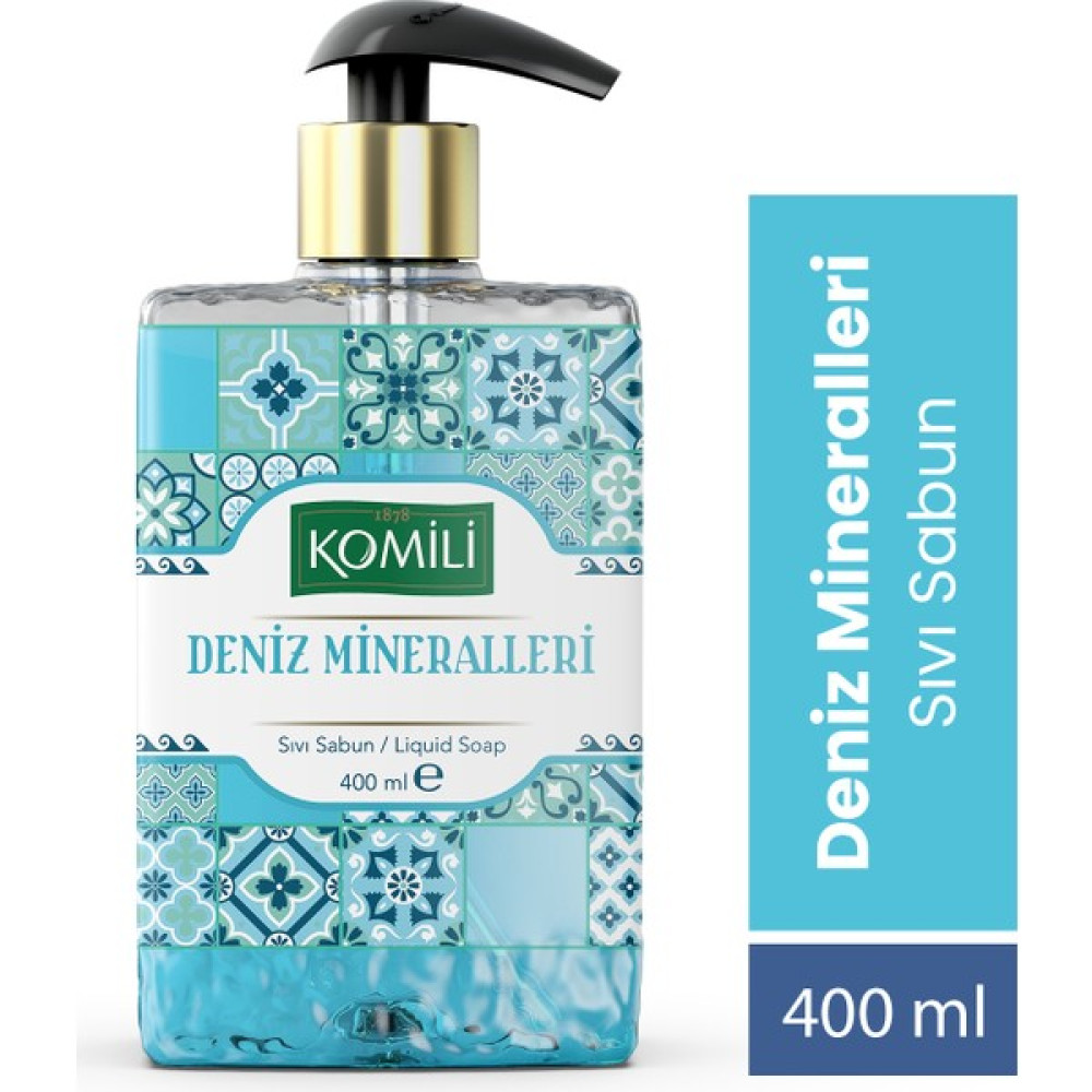 Komili Premium Deniz Mineralleri Sıvı Sabun - Ferah Kokulu - 400 ml El Bakımı Fiyatı
