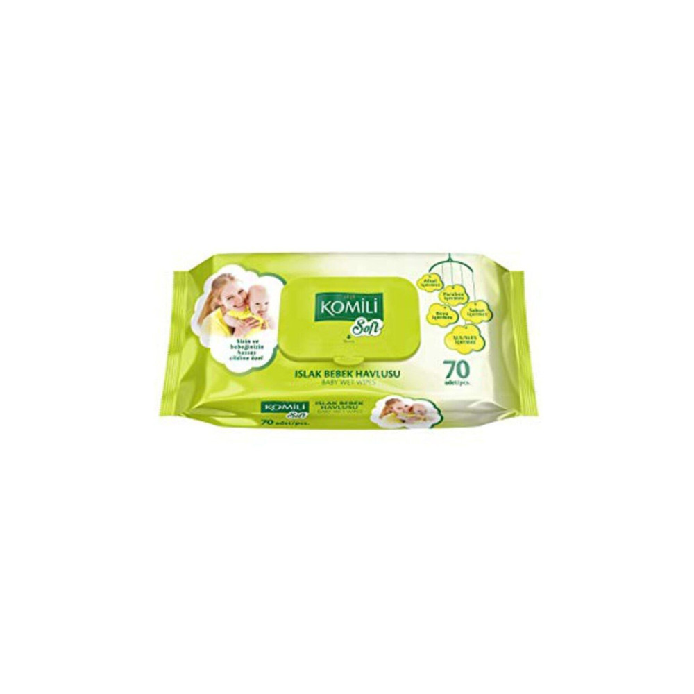 Komili Soft Islak Bebek Havlusu - 70 Adet Bebek Mendil-Islak Mendil Fiyatı