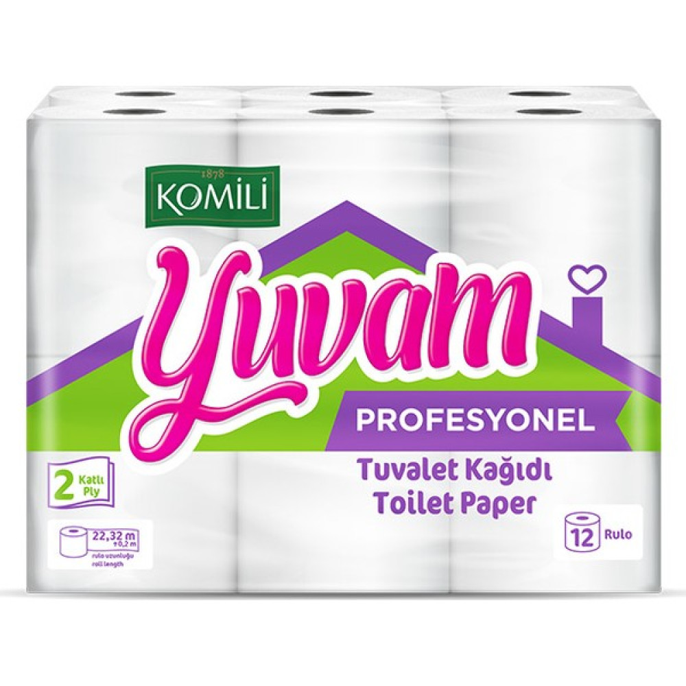 Komili Yuvam Profesyonel Ekonomik Tuvalet Kağıdı 12 Li (1 Paket) Tuvalet Kağıdı Fiyatı