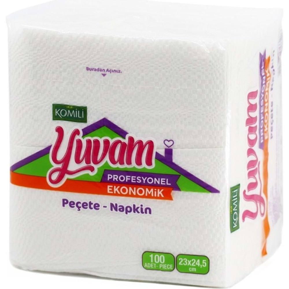 Komili Yuvam - Servis Peçete - 100'LÜ Peçete Fiyatı