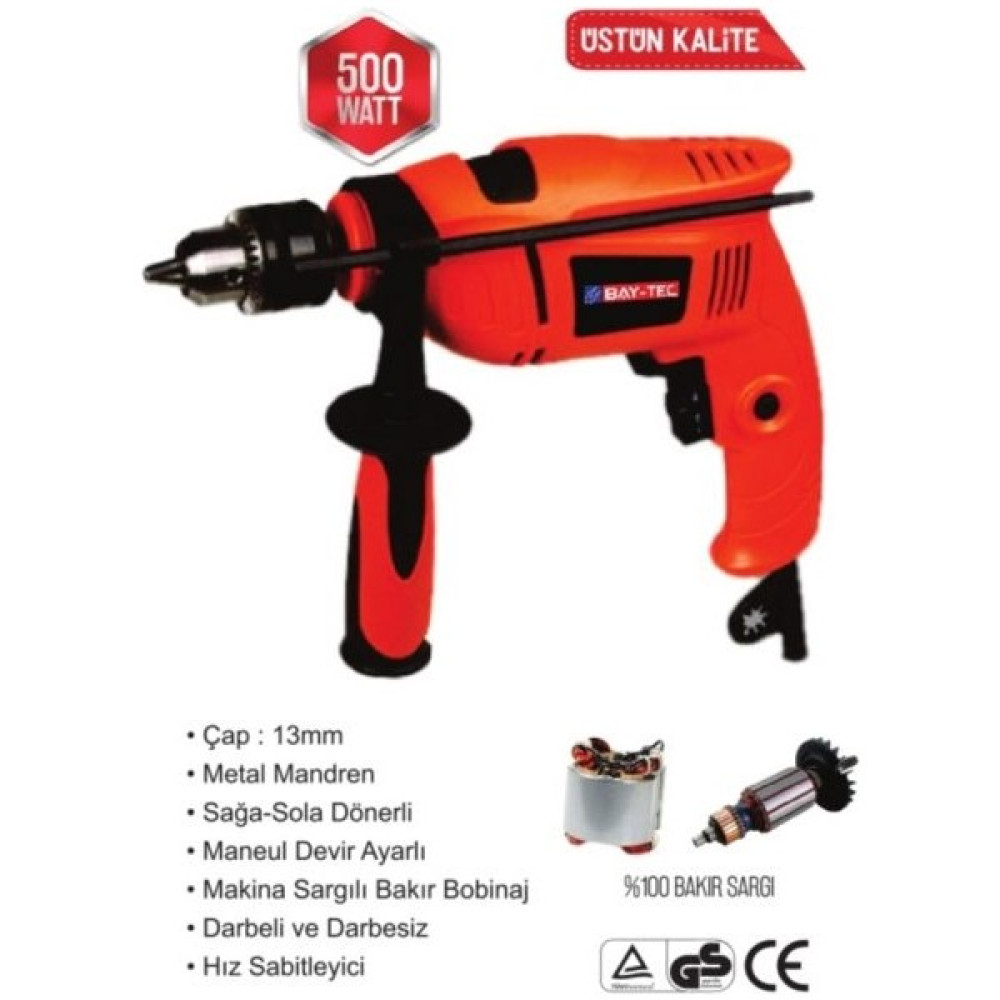 Komodo Bay-Tec Darbeli Matkap 13MM Oto Boyaları Fiyatı