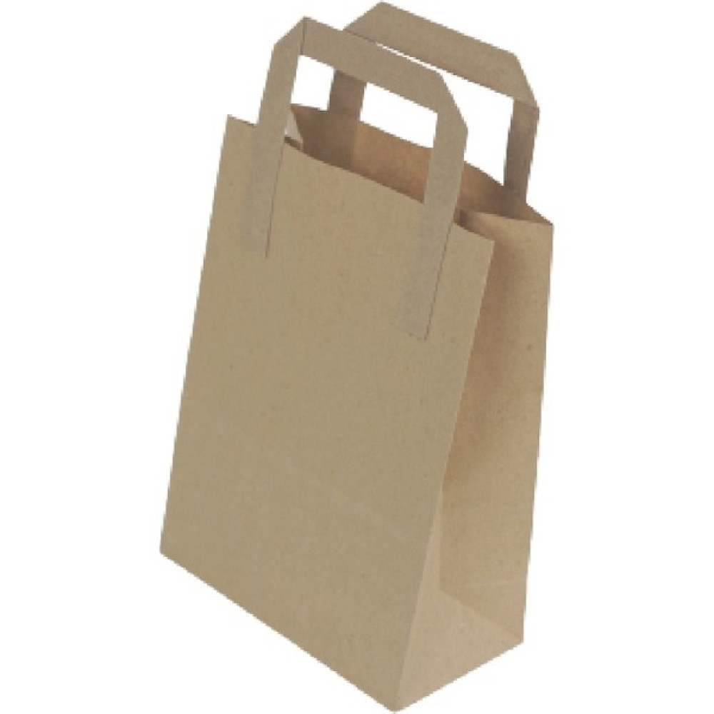 Konak Ambalaj Kraft Kağıt Çanta Düz Saplı 18X24X8 cm 10 Adetli - 10 Adet - 18 cm Nalburiye & Hırdavat Fiyatı