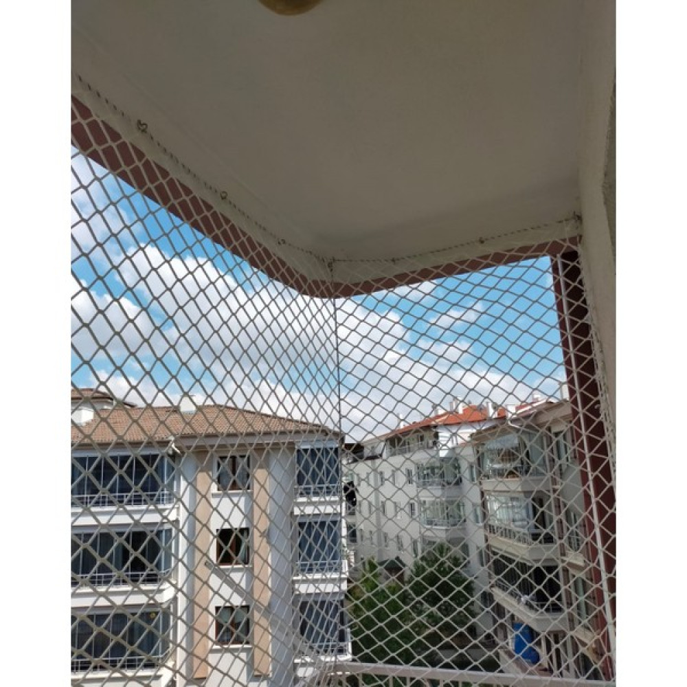 Konak File Çocuk güvenlik filesi, balkon filesi 5*5-6mm (2m*4) - 2metre*4metre Bahçe Çiti Fiyatı