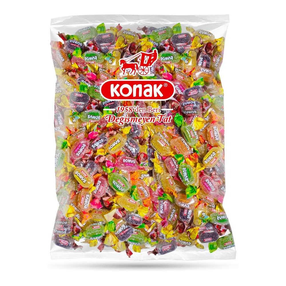 KONAK Jöle Bonus Meyve Aromalı Şekerleme (KARIŞIK) 1000 gr Şekerleme Sakız Fiyatı
