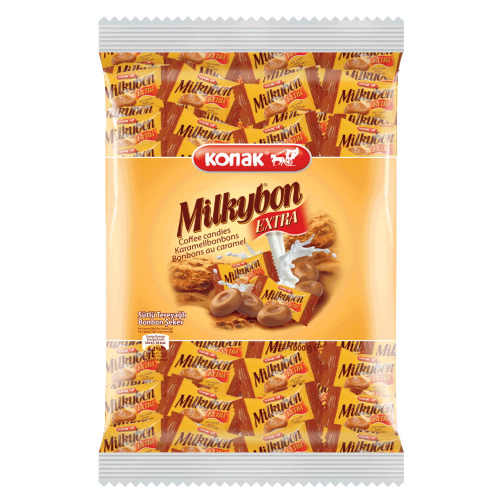 KONAK Milkybon Extra Tereyağlı&sütlü Şeker 1 Kg Şekerleme Sakız Fiyatı