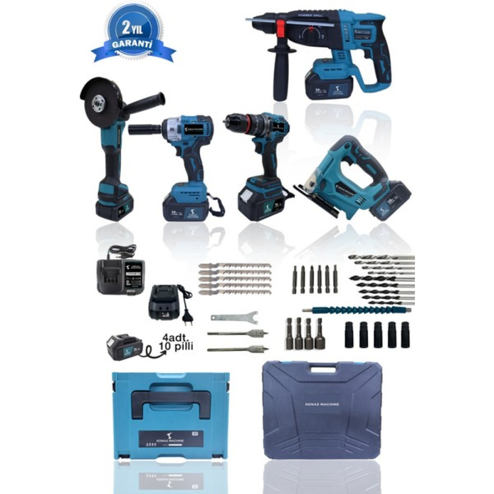 Konax Machine 5'li Süper Set Dekupajlı Matkaplar Fiyatı