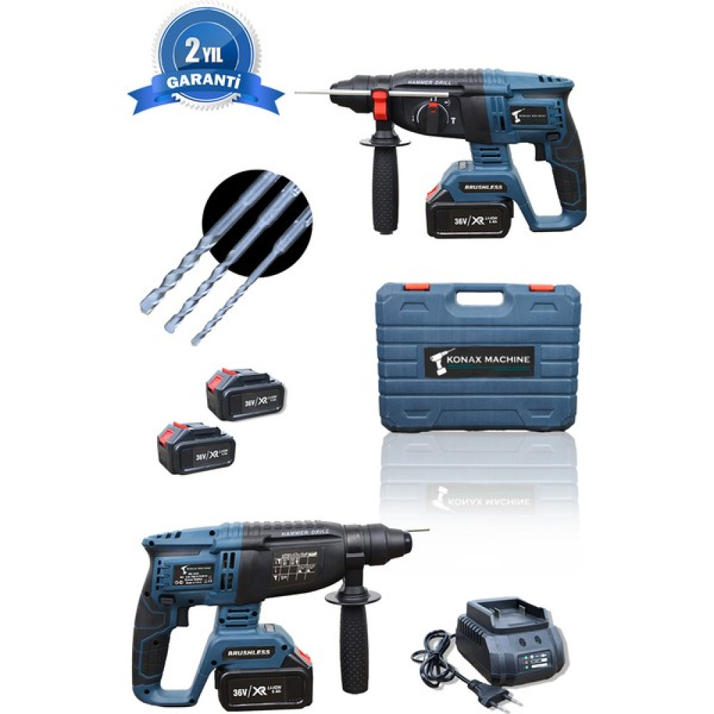 Konax Profesyonel Şarjlı Kırıcı Delici Hilti Kırıcı Deliciler & Kırıcılar Fiyatı