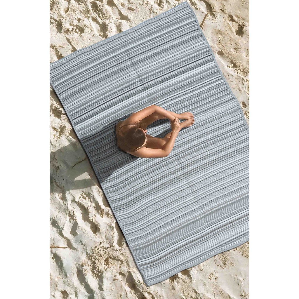 Konfor Halı Katlanabilir Plaj Kamp Piknik Bahçe Halısı Balkon Teras Hasır Halı Mat Savan Kilim Karavan Halısı - 90 x 180 cm - Gri Salon Halısı Fiyatı