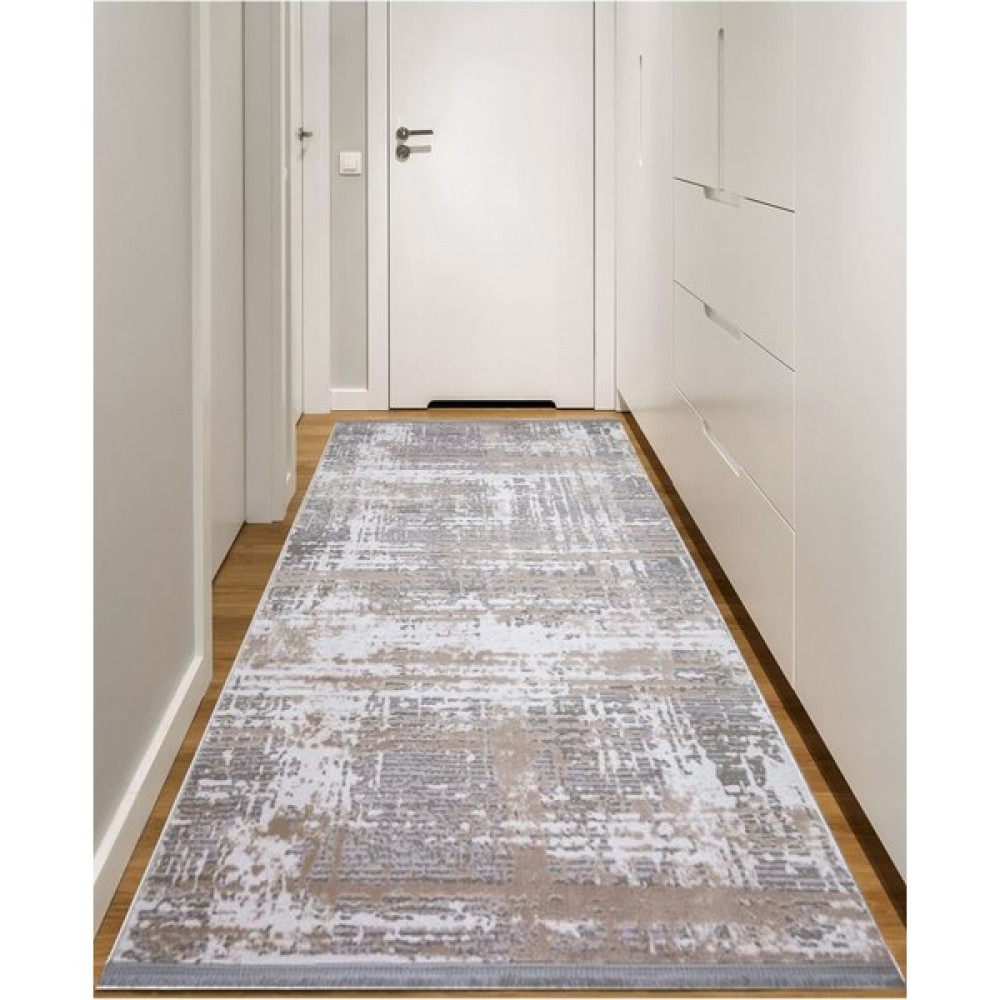 Konfor Halı Konfor Havana 2801 Modern Akrilik Dokuma Yolluk Halı 100 x 250 cm - Gri Yolluk Fiyatı
