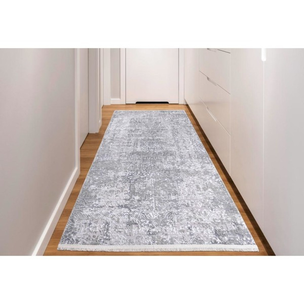 Konfor Halı Konfor Helli 2607 Modern Yolluk Halı 100 x 150 cm - Beyaz Yolluk Fiyatı