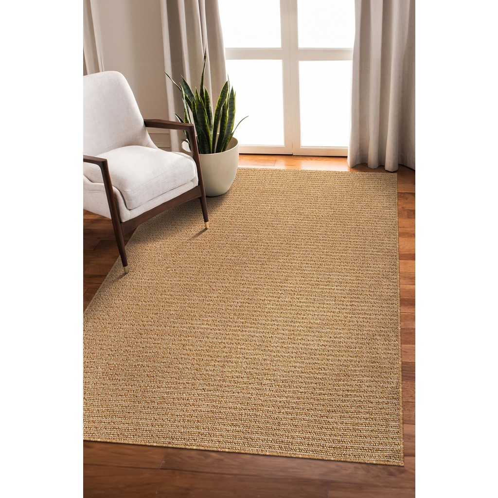 Konfor Jutem 0103 Büyük Ebat Jüt Hasır Bukle Örme Kilim Modern Oturma Odası Salon Halısı İç ve Dış Mekan Halısı - 180 x 275 cm - Bej Salon Halısı Fiyatı