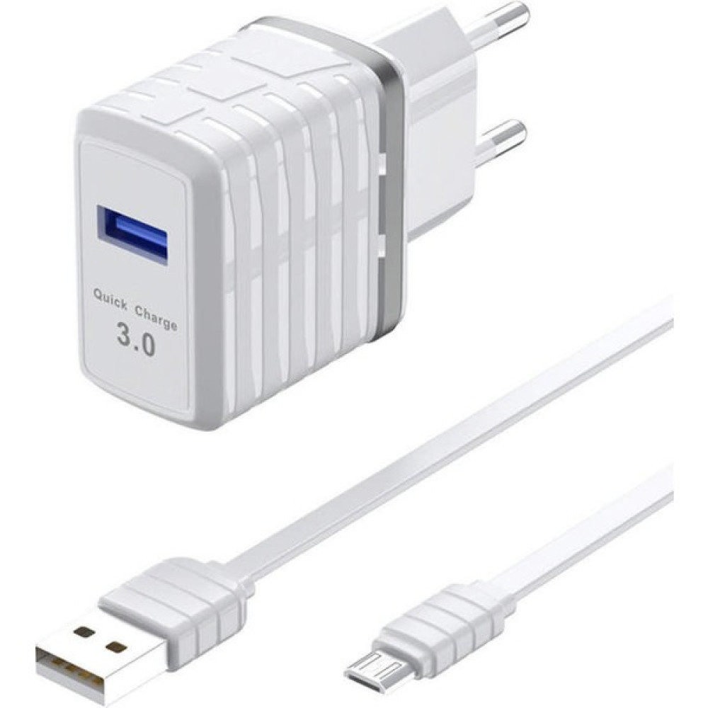 Konfulon C32Q 3.0 Quick Micro USB Seyahat Şarj Cihazı - Beyaz Cep Telefonu Şarj Cihazı Fiyatı