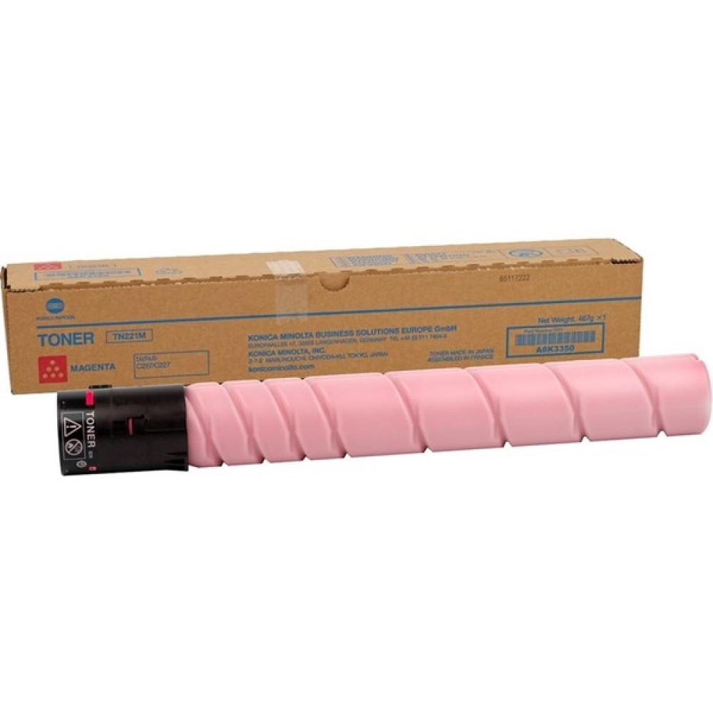 Konica Mınolta Konica Minolta TN-221M Magenta Kırmızı Fotokopi Toneri Bizhup C227-287-367 21.000 Sayfa Tonerler Fiyatı