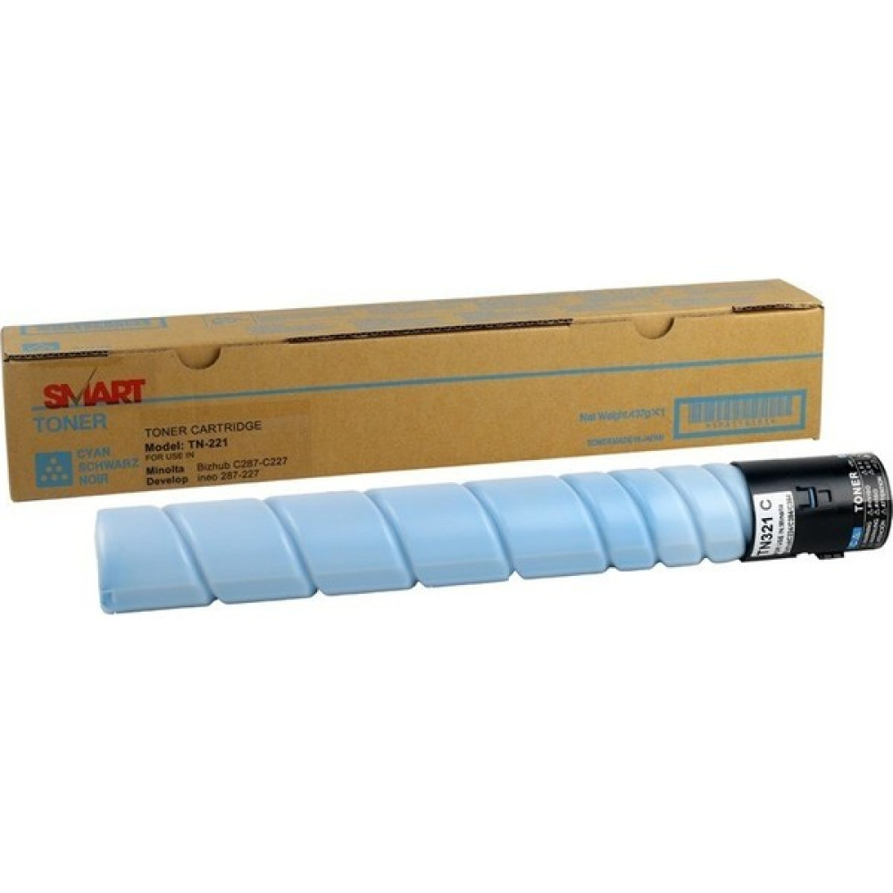 Konica Minolta TN-221 Smart Mavi Toner Bizhub C227-C287 (A8K3450) Kartuşlar Fiyatı