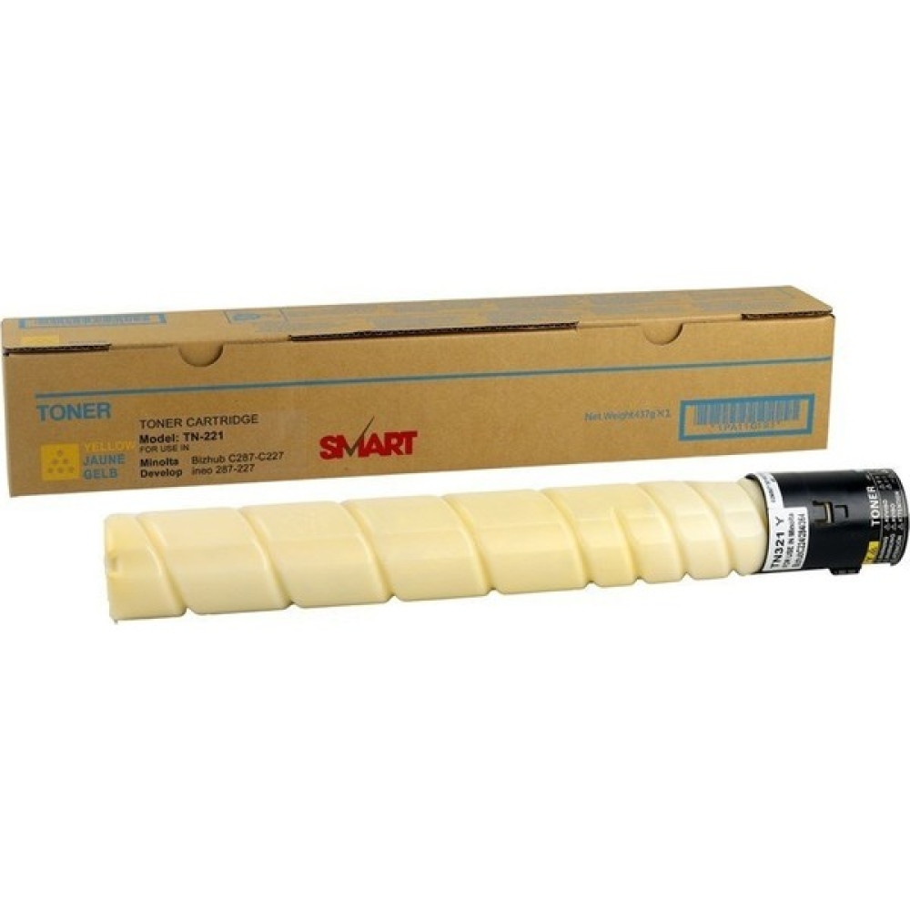 Konica Minolta TN-221 Smart Sarı Toner Bizhub C227-C287 (A8K3250) Kartuşlar Fiyatı