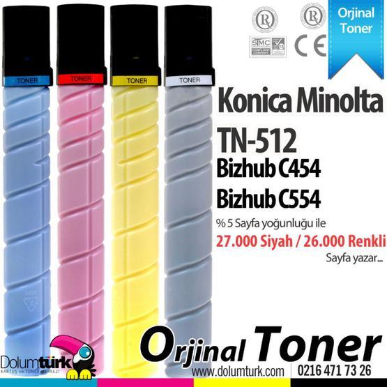 Konica Minolta TN-512 Kırmızı Fotokopi Toner