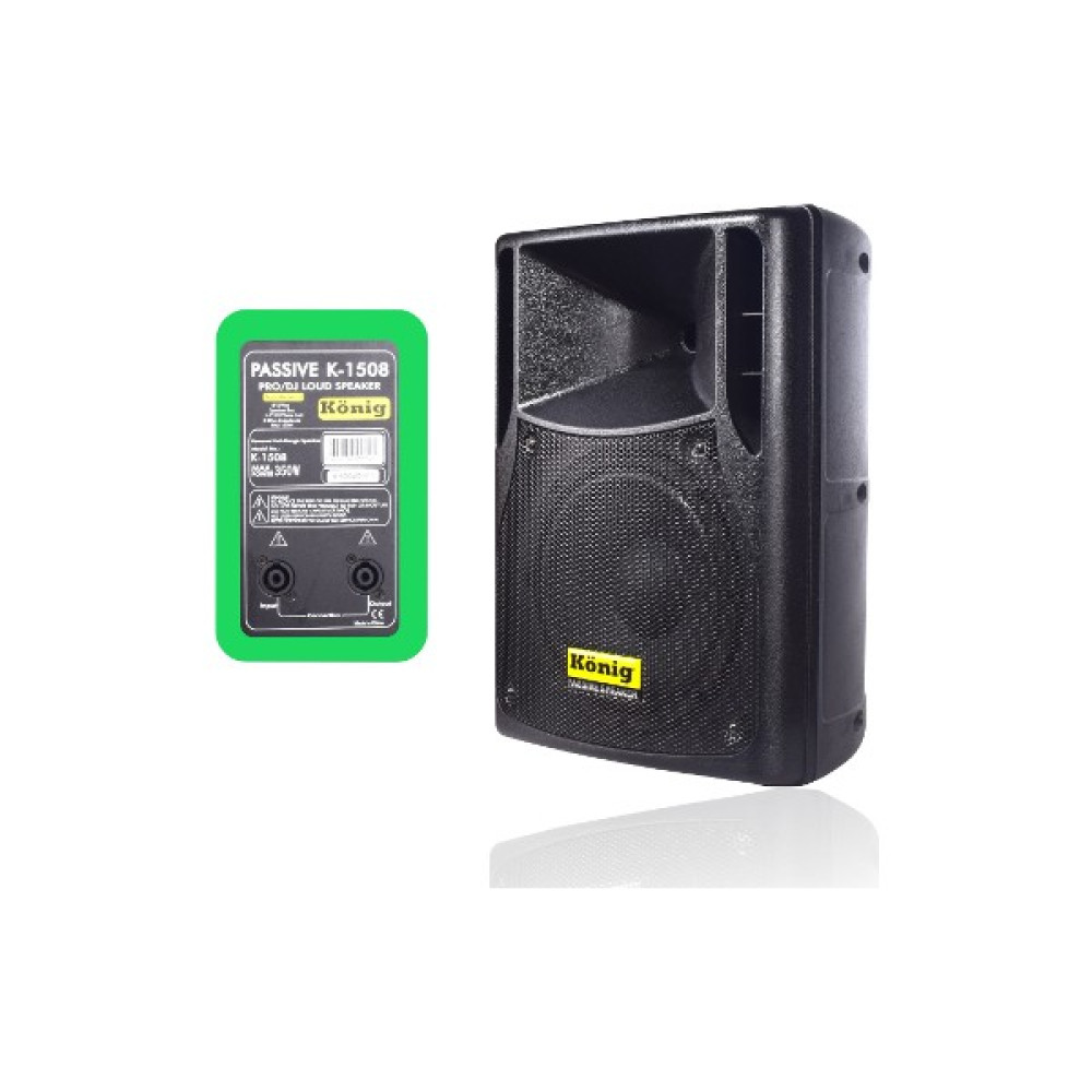 König K-1508 Max 350W 8" Pasif Hoparlör - Siyah Stüdyo ve Sahne Ekipmanları Fiyatı